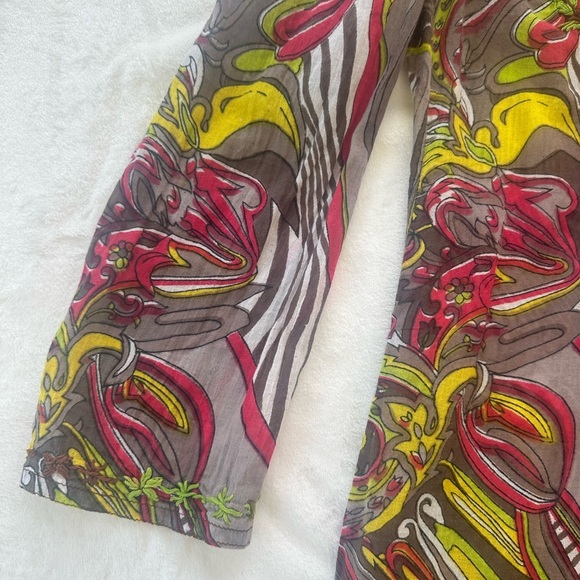 Tropical Embroidered Tunic / Coverup 🌴 - Picture 9 of 11